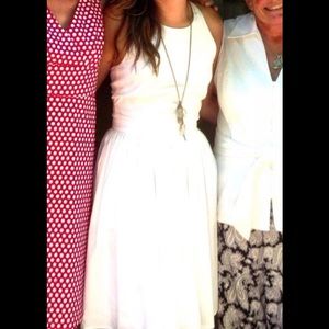 JOIE white lined sundress